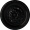 Ekena Millwork Palmetto Ceiling Medallion, Hand-Painted Black Pearl, 11 1/2"OD x 1"P CM11PABPS - alternate 1